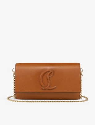 Christian Louboutin Womens Cuoio By My Side Leather Wallet-on-chain