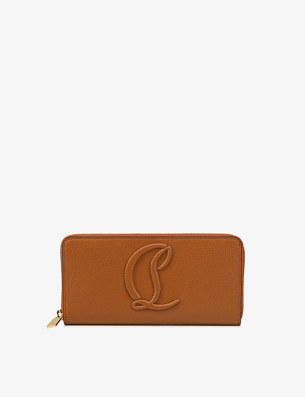 Shop Christian Louboutin Womens Cuoio By My Side Leather Wallet