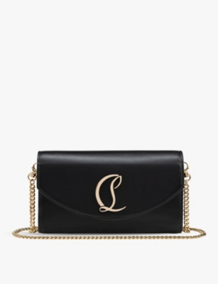 CHRISTIAN LOUBOUTIN: Loubi54 leather wallet-on-chain