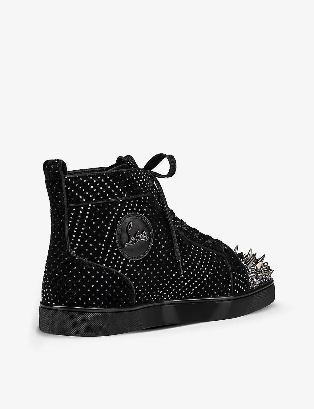 CHRISTIAN LOUBOUTIN Lou Orlato leather high-top trainers