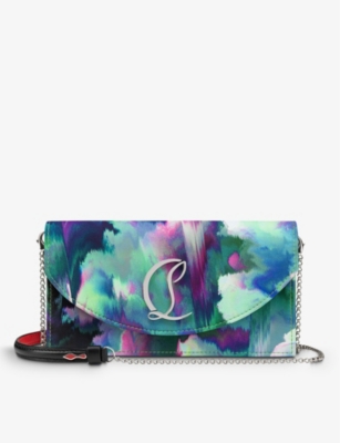 Christian Louboutin Loubi54 Satin Clutch Bag