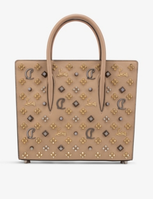 Christian Louboutin Paloma Small Leather Tote in Natural