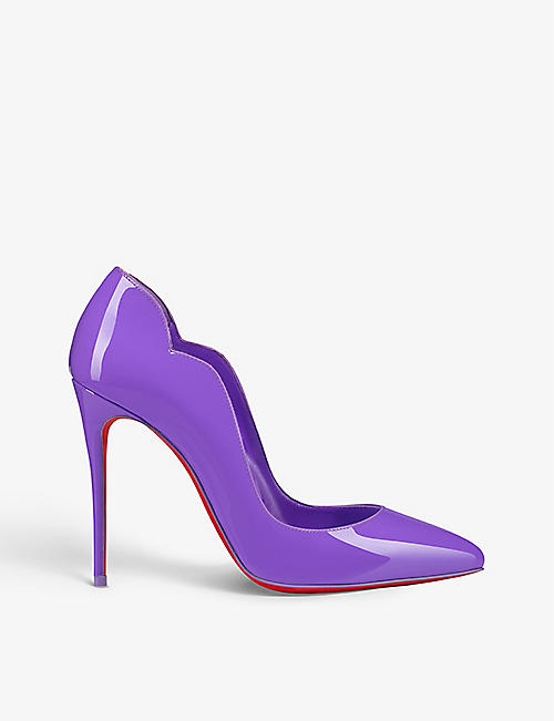 CHRISTIAN LOUBOUTIN: Hot Chick patent-leather courts