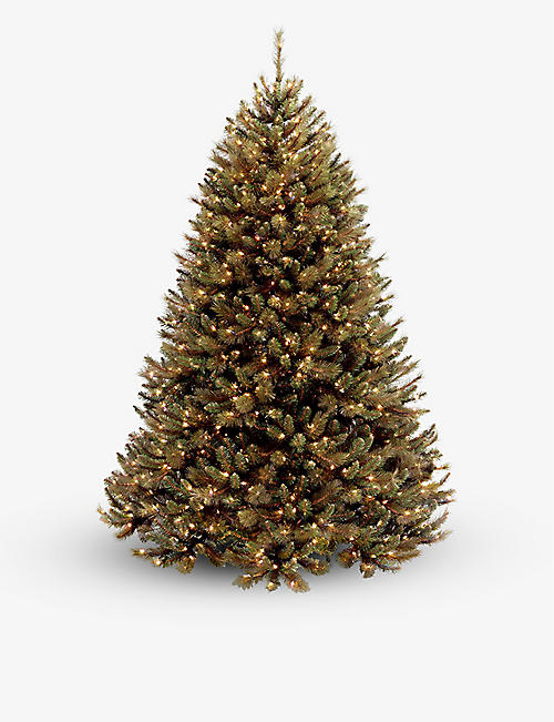 SELFRIDGES EDIT: Rocky Ridge artificial Christmas tree with LED lights 7.5ft