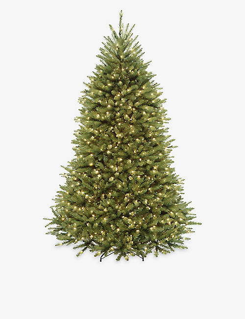SELFRIDGES EDIT: Dunhill Fir artificial Christmas tree with LED lights 7ft