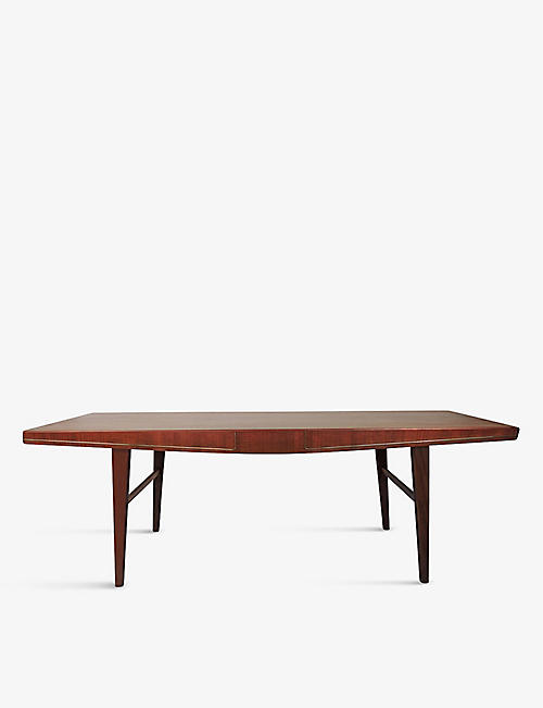 VINTERIOR: Pre-loved Danish 1960s rectangle teak coffee table 54cm,