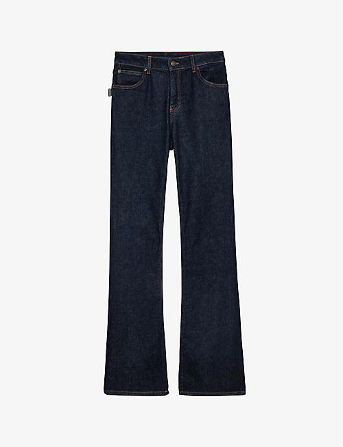 ZADIG&VOLTAIRE: Emile wide-leg mid-rise stretch-denim jeans