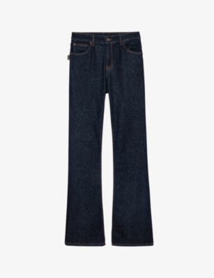 Zadig & Voltaire Vincente Flare Leg Jeans In Brut