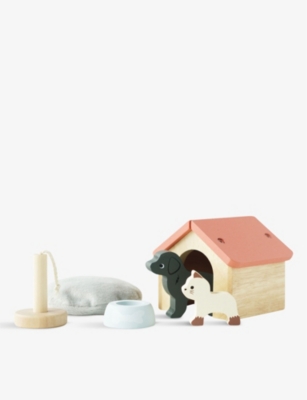 Tender Leaf Toys Dollhouse Wooden Pet Dog Set