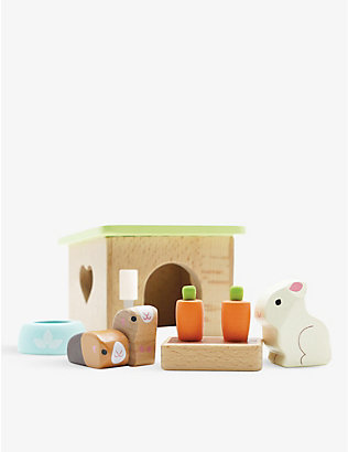 LE TOY VAN: Bunny And Guinea wood play set