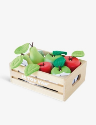 LE TOY VAN: Apples and Pears sustainable-wooden market crate