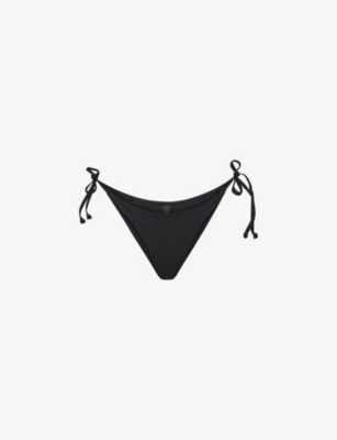 Skims Fits Everybody Stretch-woven Thong In Neutral