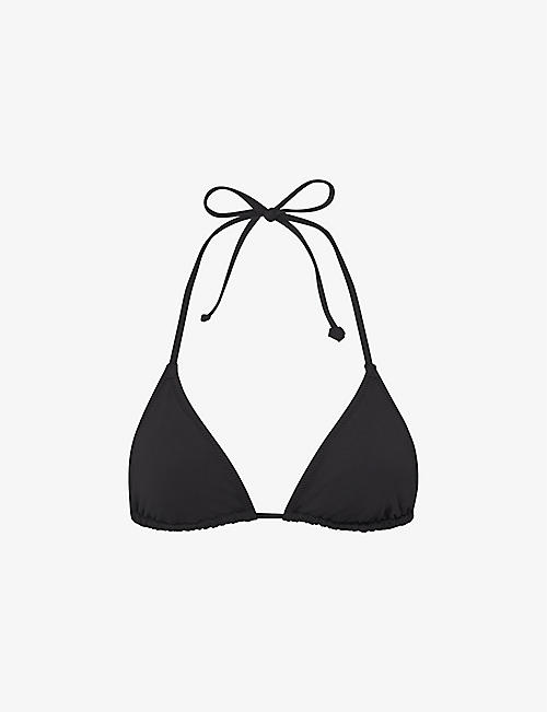 SKIMS: Triangle recycled stretch-nylon bikini top