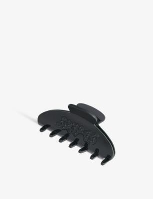 Skims Womens Onyx Rhinestone-embellished Acrylic Claw Clip 
