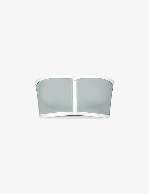 SKIMS: Sporty stretch-recycled nylon bikini top