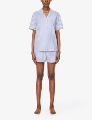 MAISON ESSENTIELE MAISON ESSENTIELE WOMEN'S STRIPE-0002 CORE STRIPED COTTON-POPLIN SHIRT