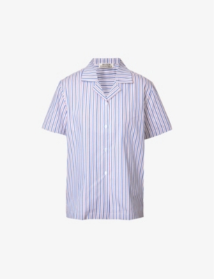 MAISON ESSENTIELE MAISON ESSENTIELE WOMEN'S STRIPE-0002 CORE STRIPED COTTON-POPLIN SHIRT