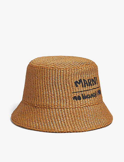 MARNI: Marni x No Vacancy Inn cotton-blend bucket hat