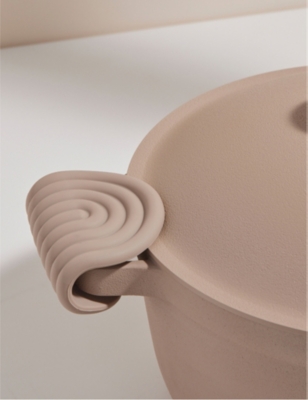 Our Place Steam Textured Curved-design Wrap-around Silicone Hot Grips In Steam