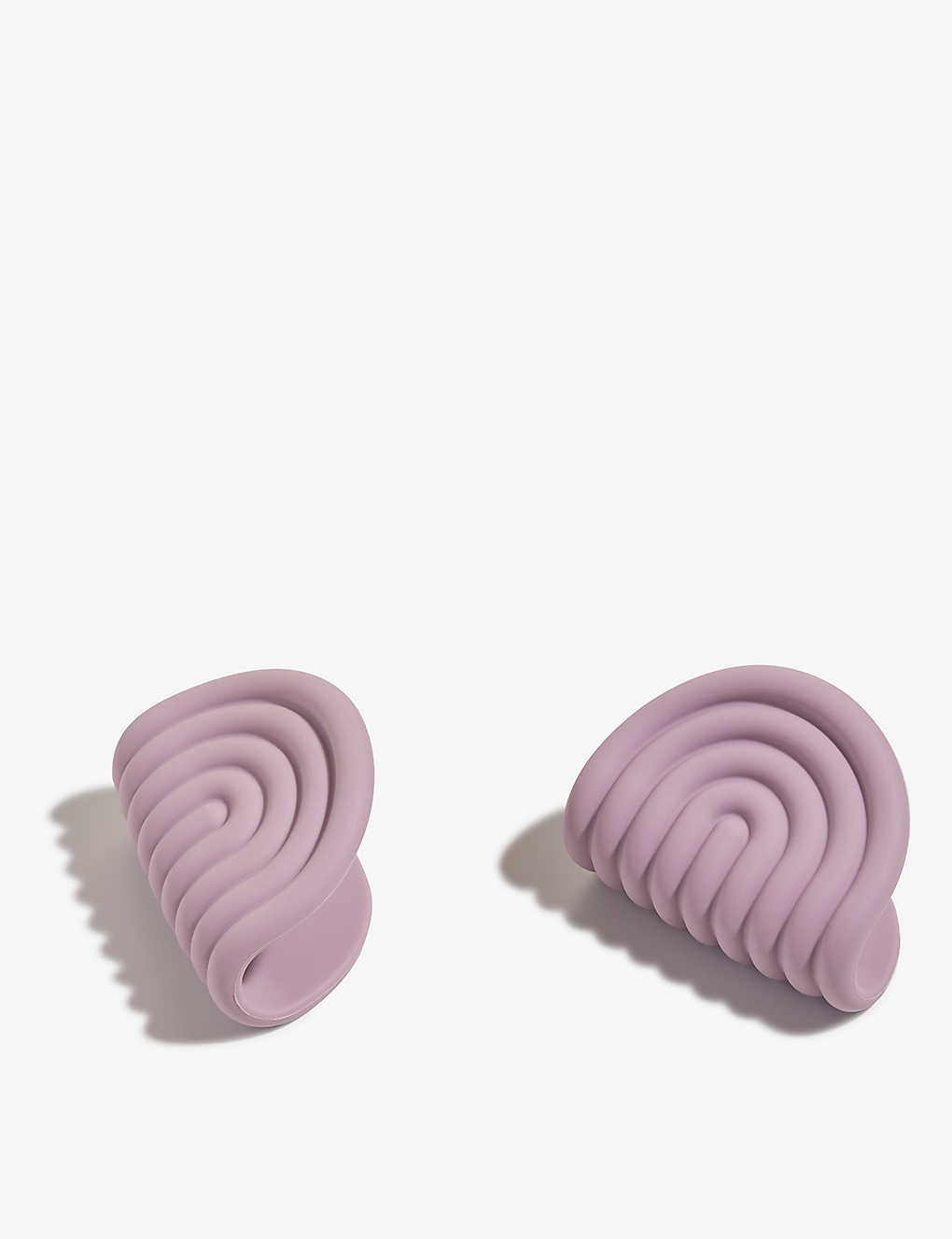 Our Place Lavender Textured Curved-design Wrap-around Silicone Hot Grips