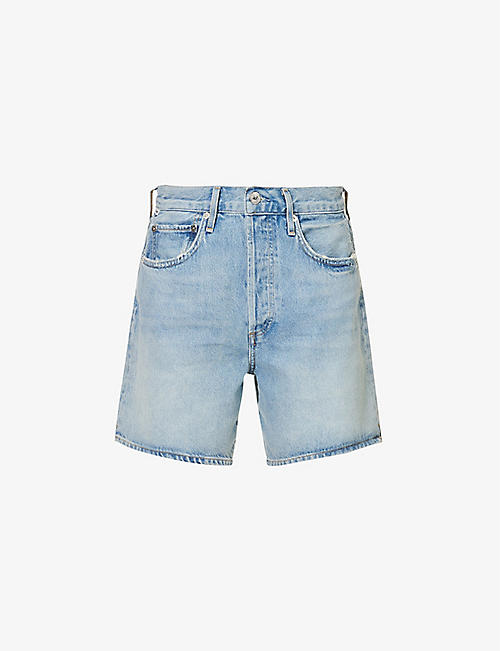 CITIZENS OF HUMANITY: Marlow relaxed-fit organic-cotton denim shorts