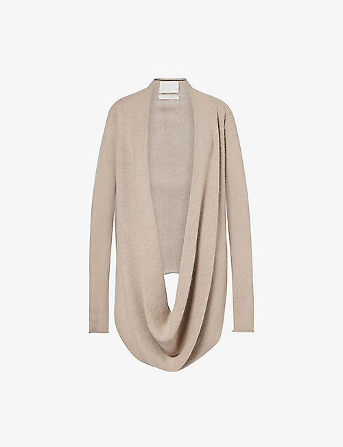 LAUREN MANOOGIAN: Mobius cashmere and alpaca wool-blend knitted cardigan