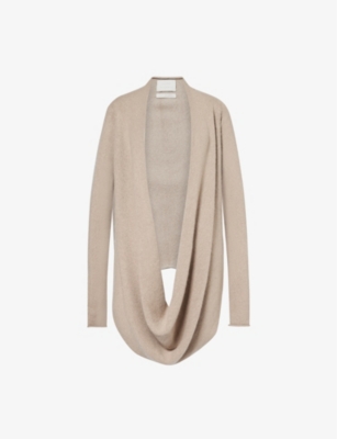 Lauren Manoogian Womens Stoneware Mobius Cashmere And Alpaca Wool-blend Knitted Cardigan