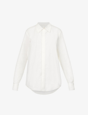 LAUREN MANOOGIAN: Patti long-sleeved cotton shirt