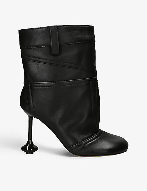 LOEWE: Toy trouser-design leather heeled boots