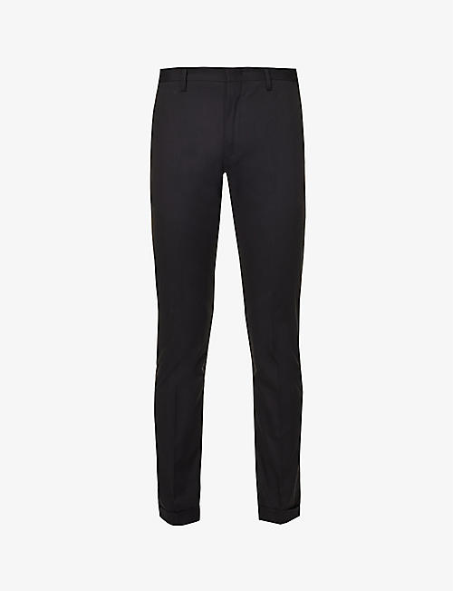 PAUL SMITH: Tapered-leg regular-fit organic-cotton chino trousers