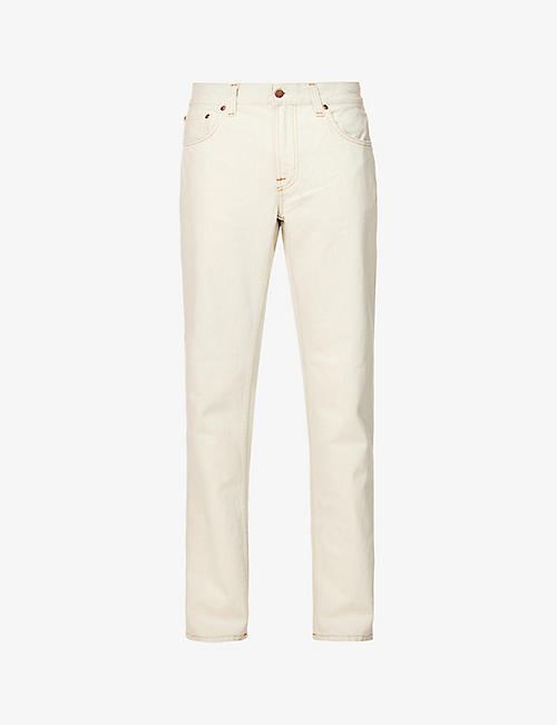 NUDIE JEANS：Gritty Jackson 裤腰扣袢常规版型有机牛仔裤