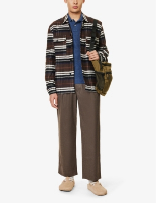 POLO RALPH LAUREN: Short-sleeved logo-embroidered custom-fit cotton-piqué polo shirt