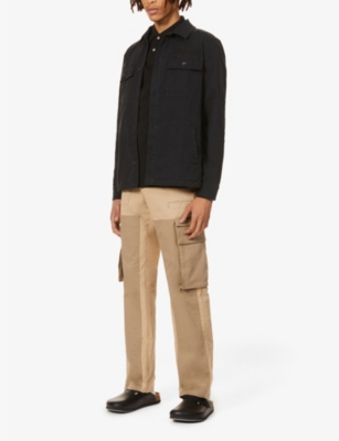 POLO RALPH LAUREN: Short-sleeved logo-embroidered custom-fit cotton-piqué polo shirt