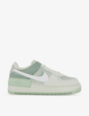 NIKE: Air Force 1 Shadow leather low-top trainers