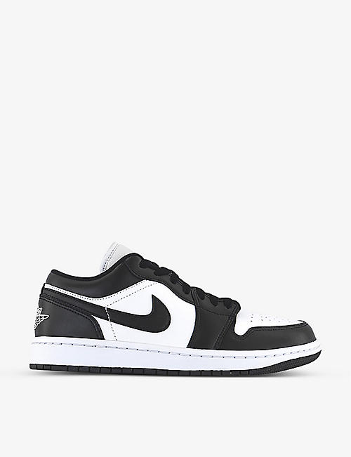 NIKE: Air Jordan 1 Low chunky sole leather low-top trainers