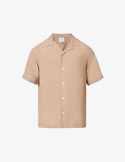 CHE: Valbonne camp-collar regular-fit woven shirt