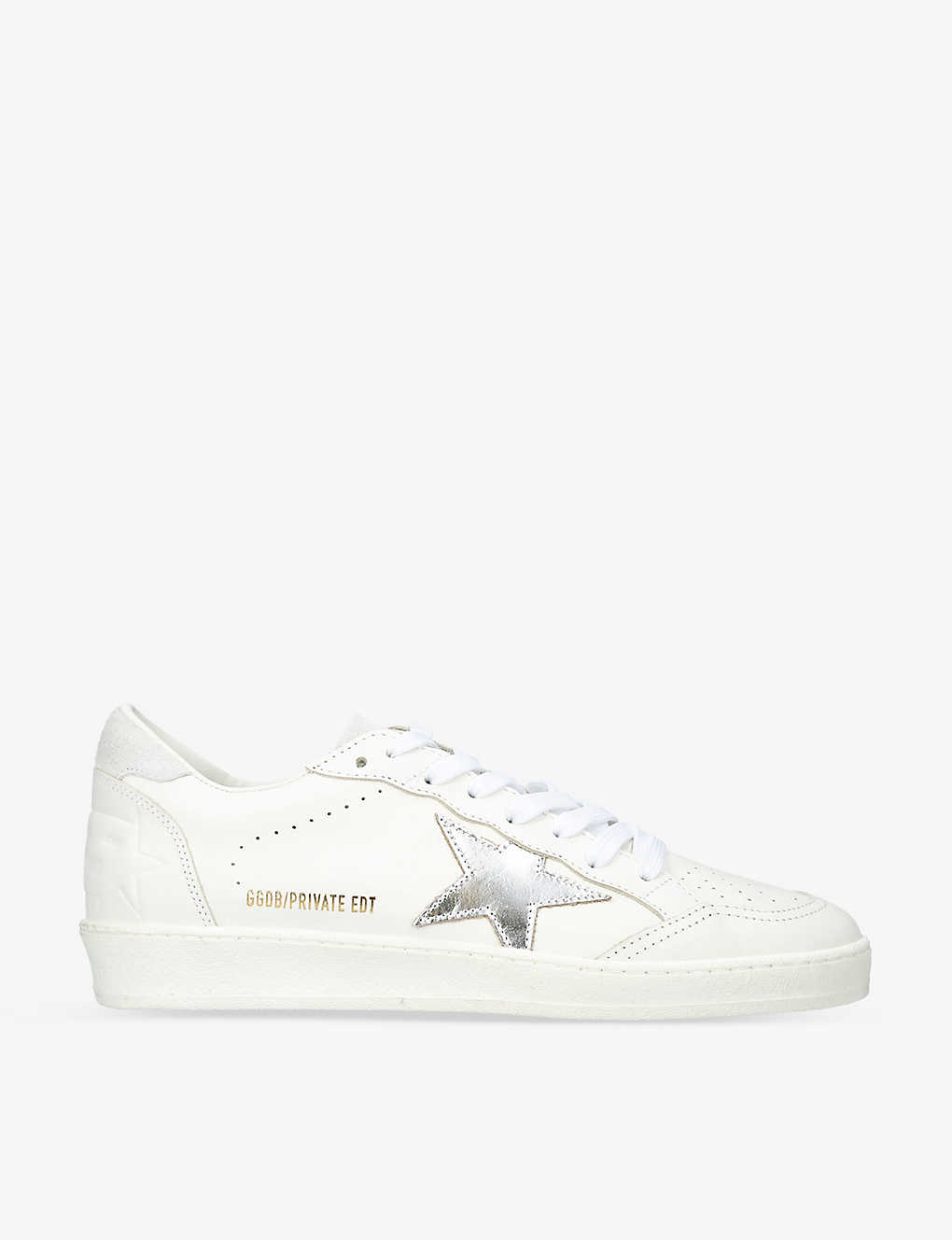 Golden Goose Men's White/comb Exclusive Men's Ball Star Star-patch Leather Low-top Trainers