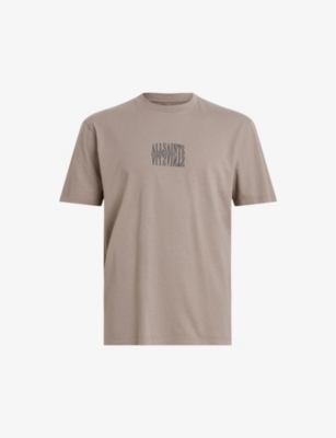 ALLSAINTS: Varden logo-print organic-cotton T-shirt