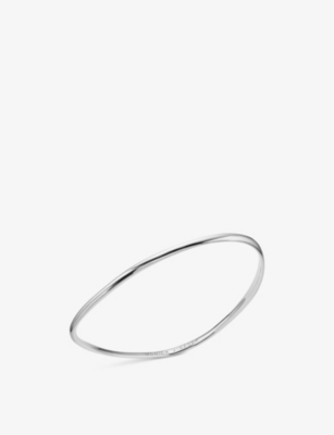 Monica Vinader Womens Sterling Silver Nura Reef Sterling-silver Bangle