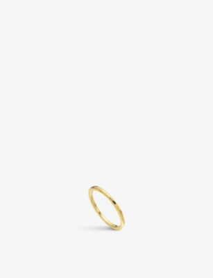 Monica Vinader Womens Yellow Gold Siren 18ct Yellow Gold-plated Vermeil Sterling-silver Ring