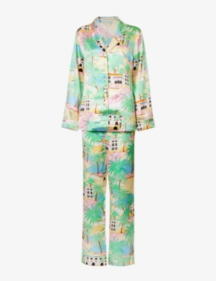 Olivia Von Halle Womens Pyjamas Selfridges