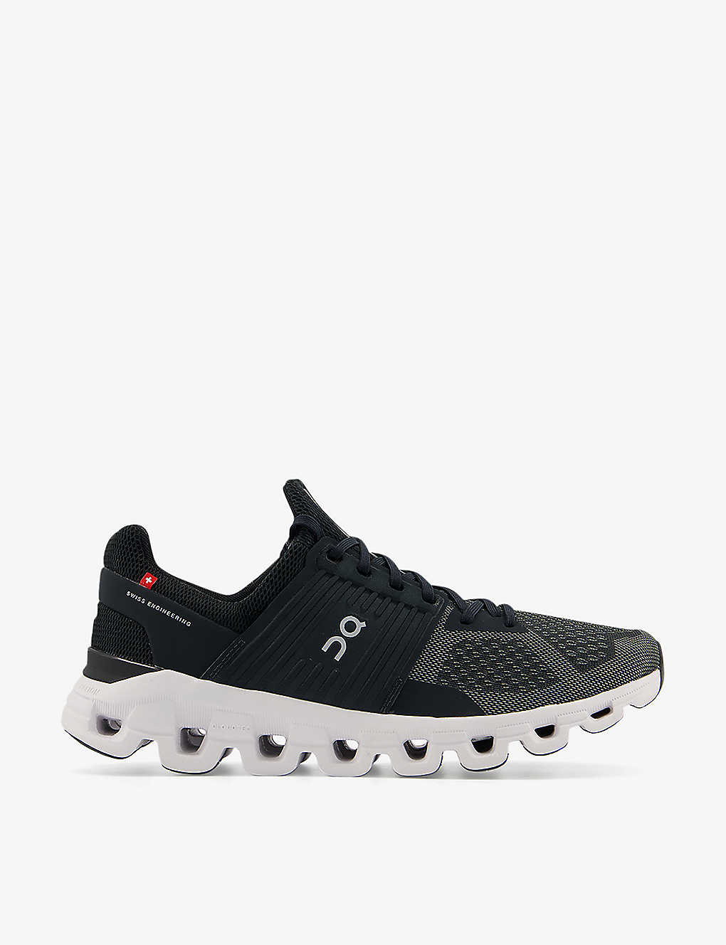 On-running Womens Black Rock Cloudswift Mesh Low-top Trainers