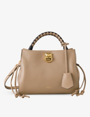 MULBERRY: Iris small leather top-handle bag