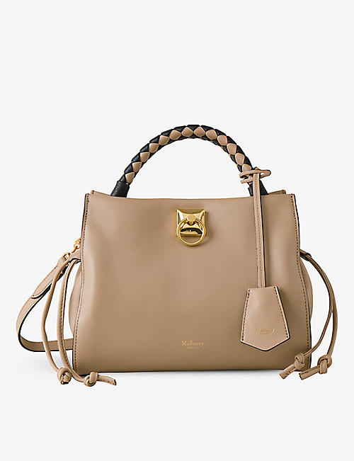 MULBERRY: Iris small leather top-handle bag