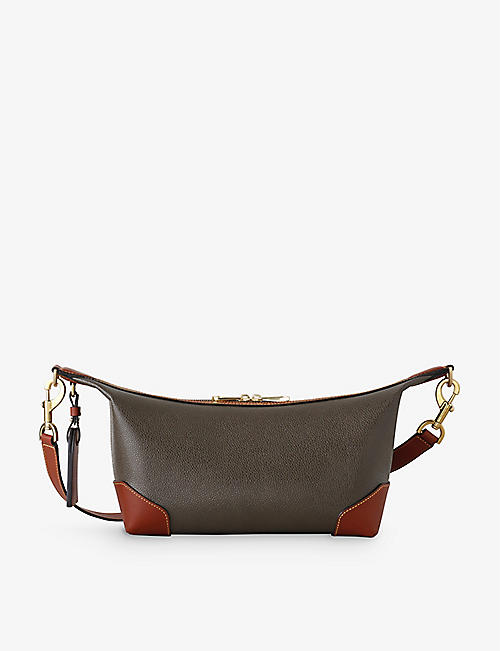 MULBERRY: Heritage Clipper woven-blend cross-body bag