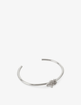 MULBERRY MULBERRY WOMEN'S SILVER TREE-CHARM STERLING-SILVER BANGLE,67628644