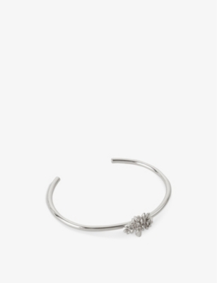 Mulberry Womens Silver Tree-charm Sterling-silver Bangle In Silver