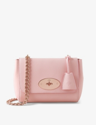 Mulberry Womens Powder Rose Lily Medium Leather Shoulder Bag