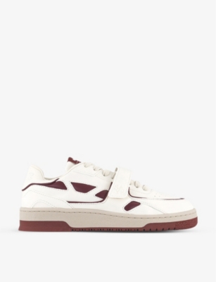 Saye Womens Garnet Modelo 92 Low-top Vegan Leather Trainers In Cream