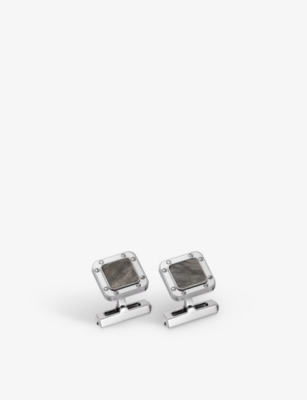 Shop Cartier Santos De  Sterling Silver Cufflinks